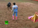 VIDEO: Bull Rips Matador's Pants
