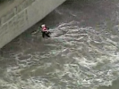 VIDEO: Big Waves Take Down Runners and Cyclists Along Lake Michigan