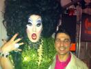 Me With Peaches Christ the All About Evil Projection in Lausanne Switzerland